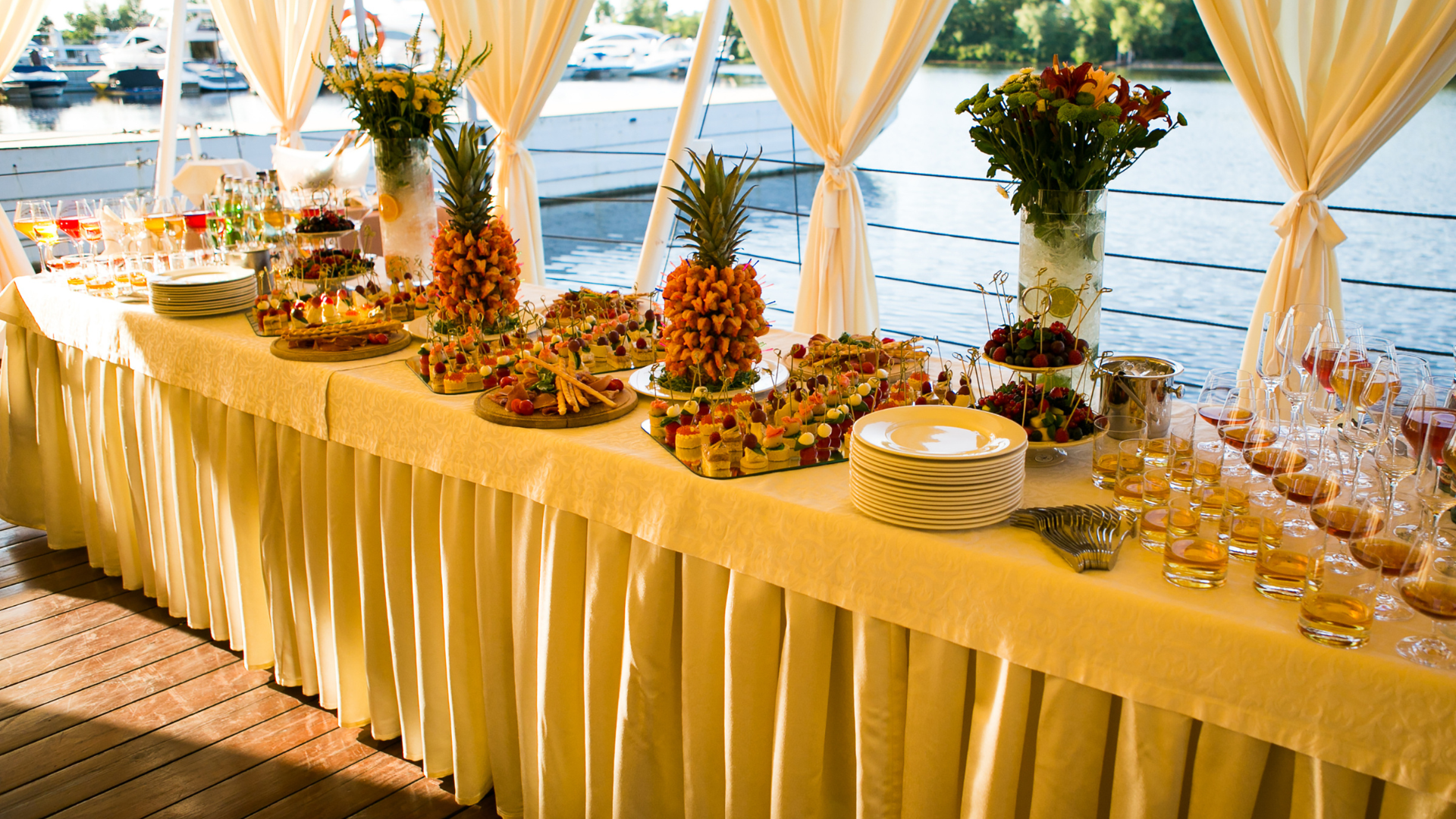 party catering setup
